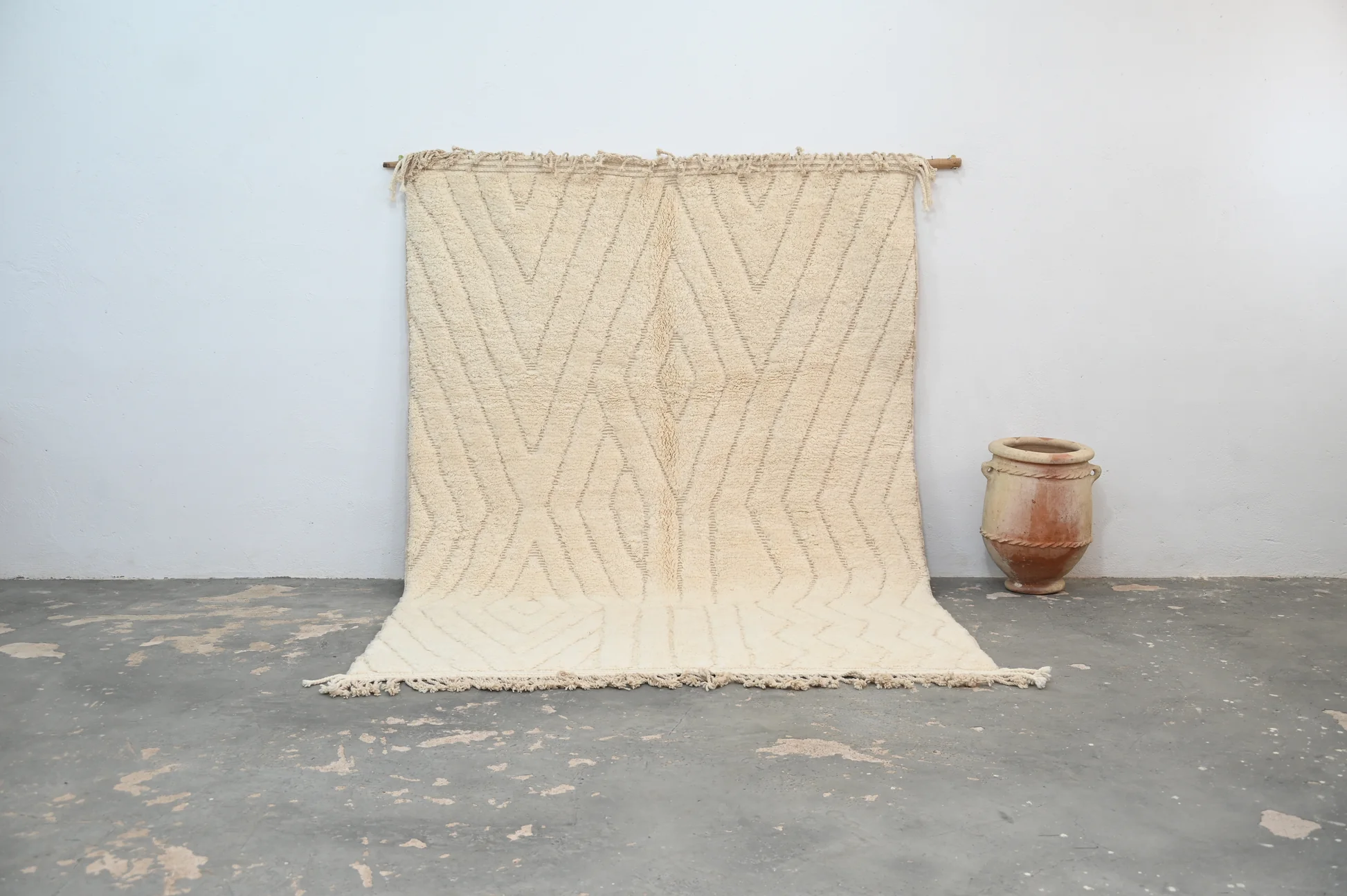 Tapis traditionnel Beni Ouarain 305 X 216 Cm