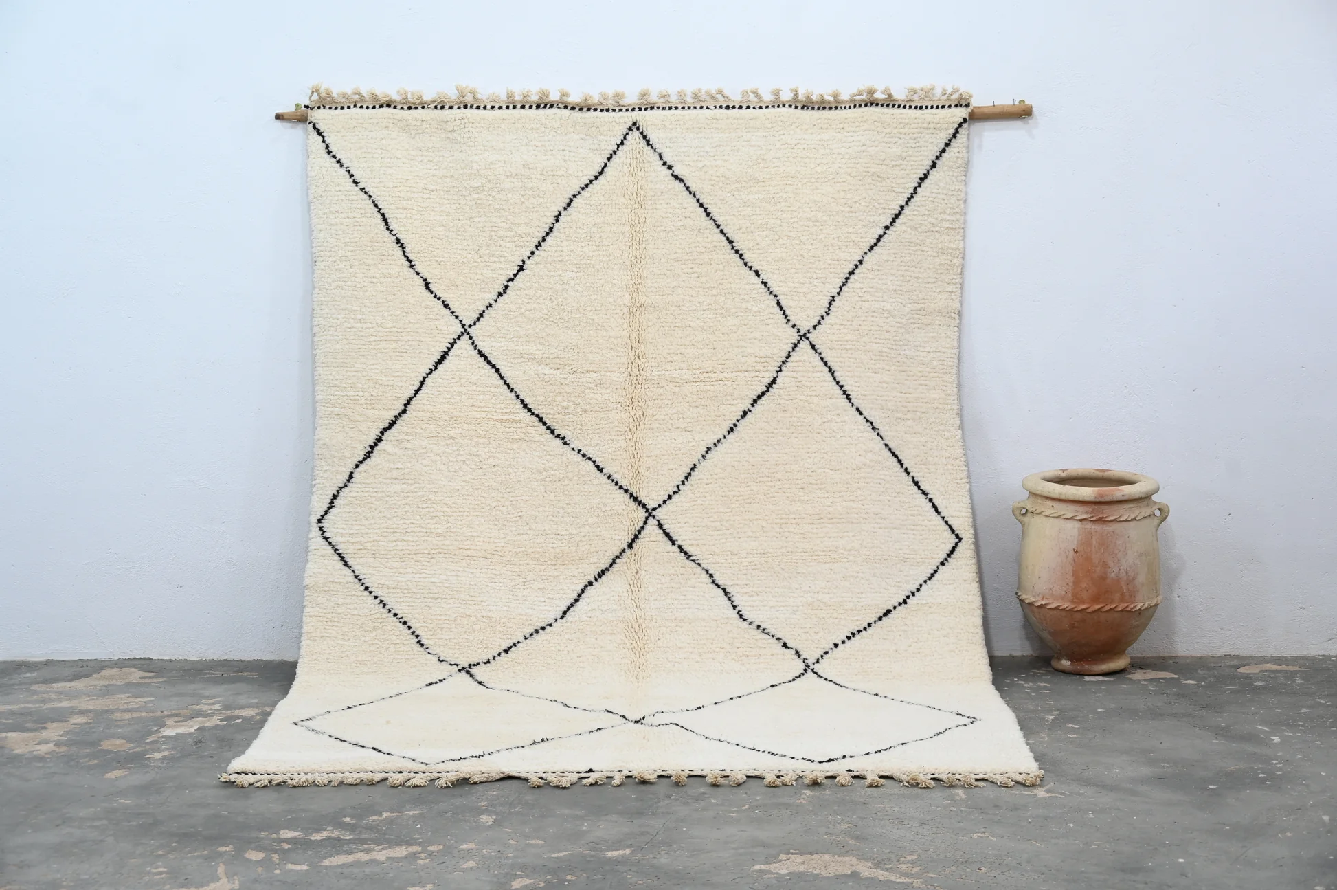 Tapis traditionnel Beni Ouarain 300 X 210 Cm