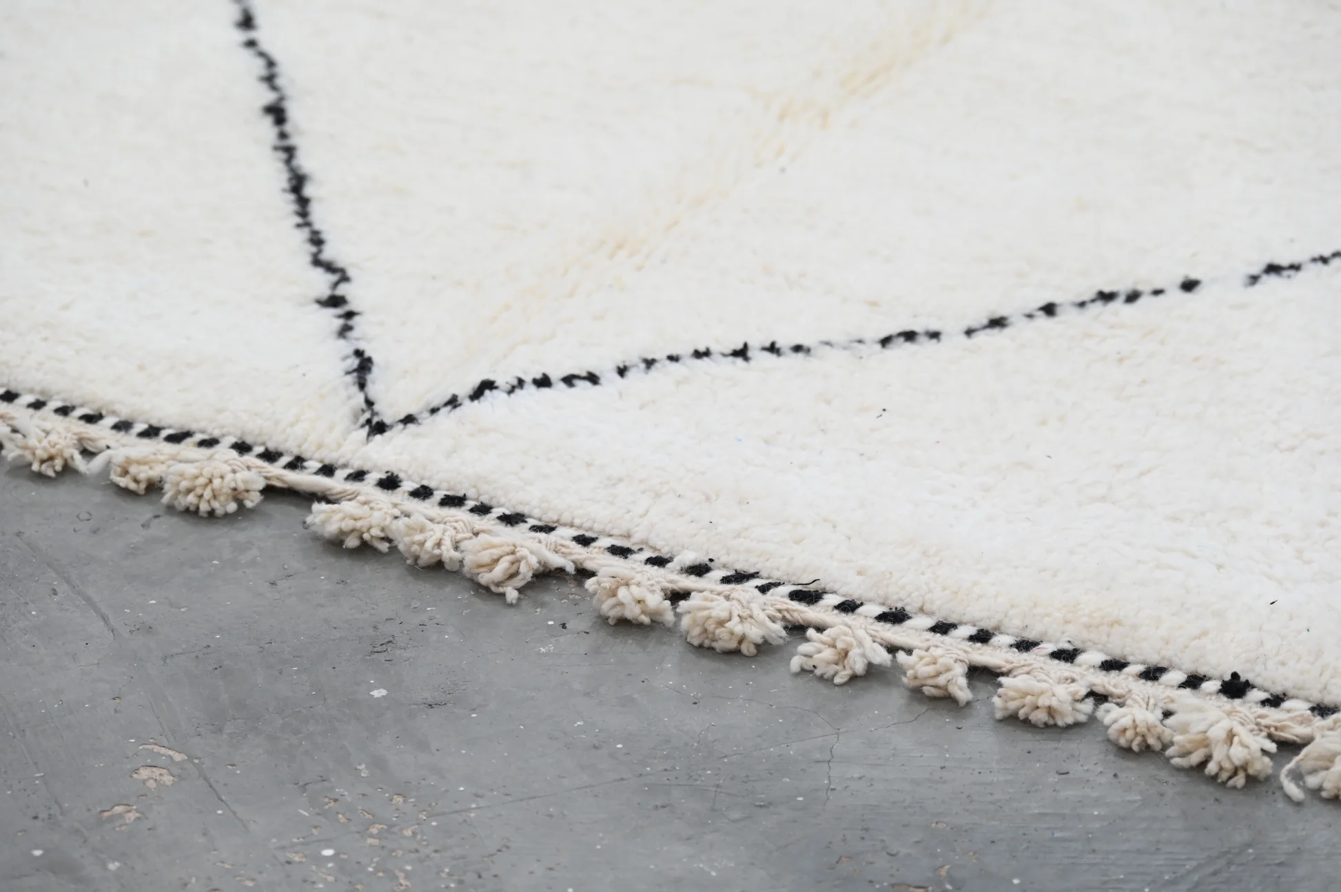 Tapis traditionnel Beni Ouarain 300 X 210 Cm - Image 8