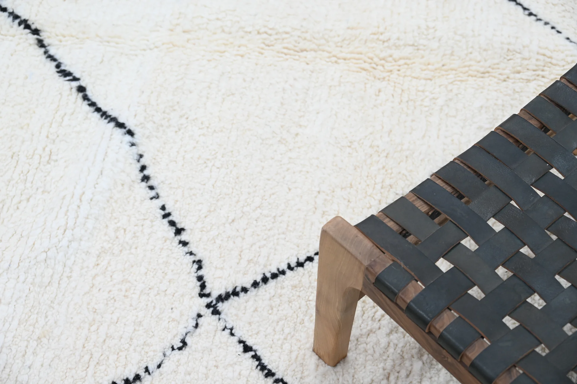 Tapis traditionnel Beni Ouarain 300 X 210 Cm - Image 5