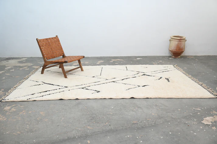 Tapis traditionnel Beni Ouarain 330X 200 Cm - Image 8