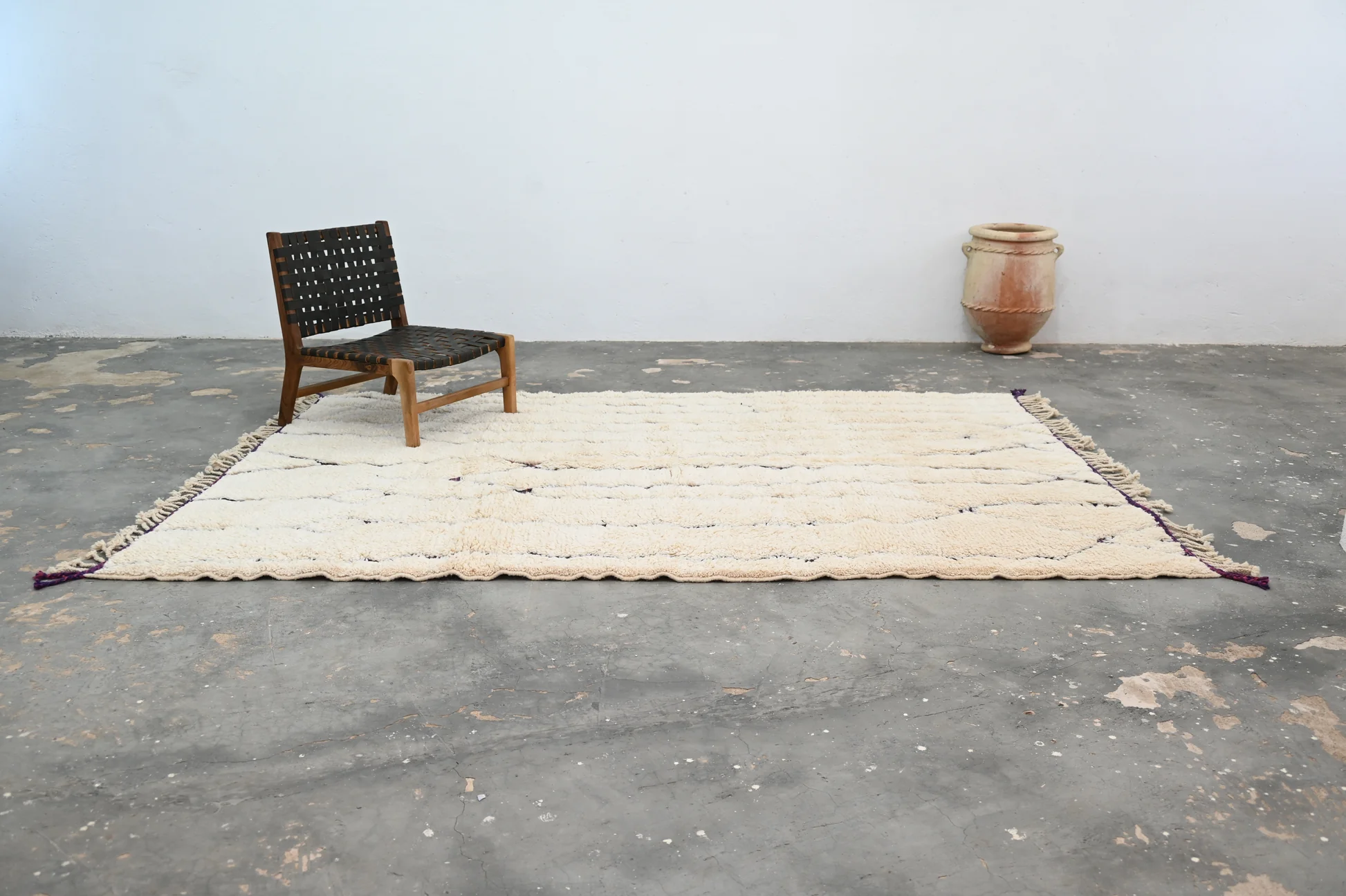 Tapis traditionnel Beni Ouarain 300 X 204 Cm - Image 10