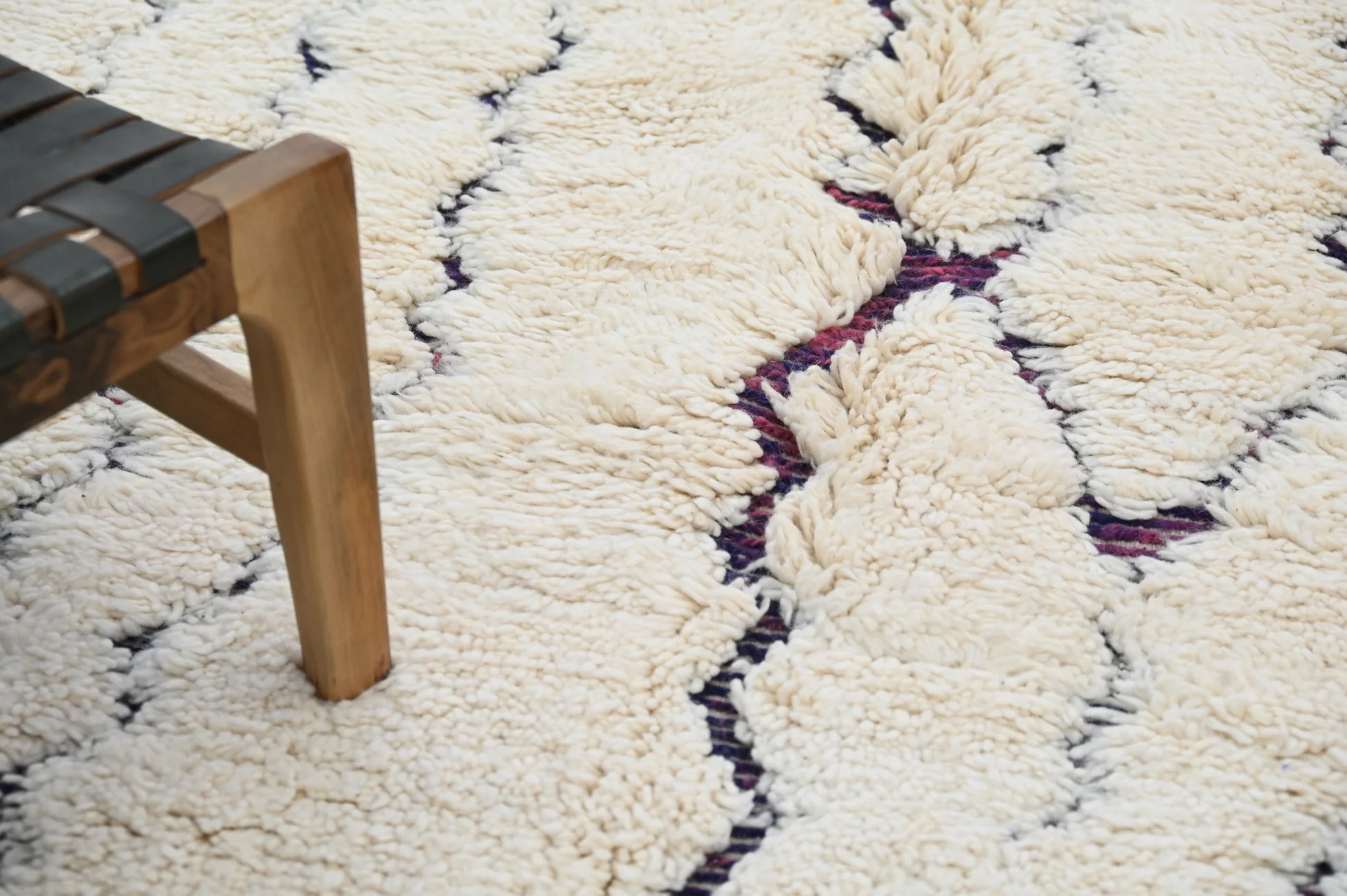 Tapis traditionnel Beni Ouarain 300 X 204 Cm - Image 9