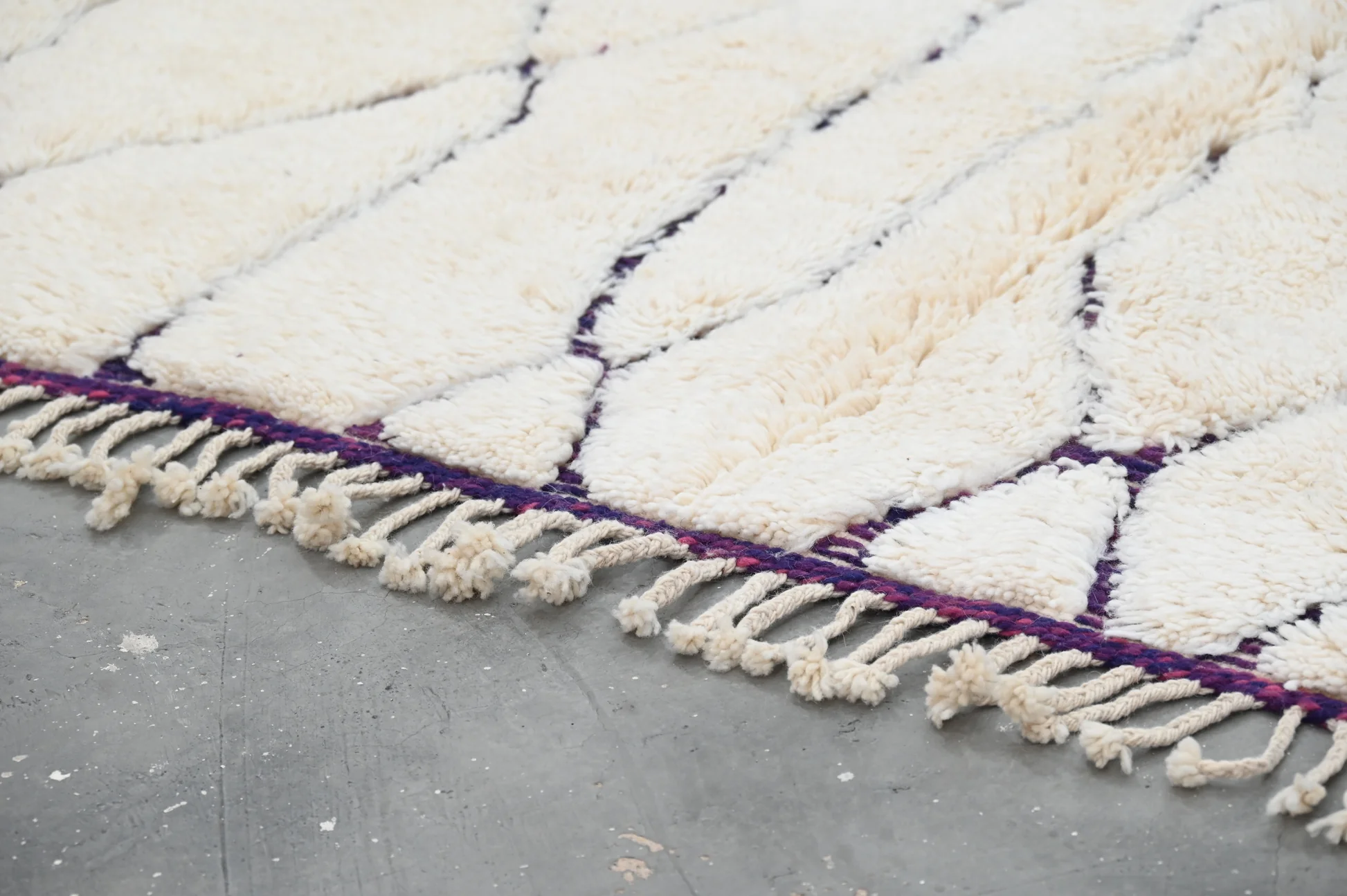 Tapis traditionnel Beni Ouarain 300 X 204 Cm - Image 6