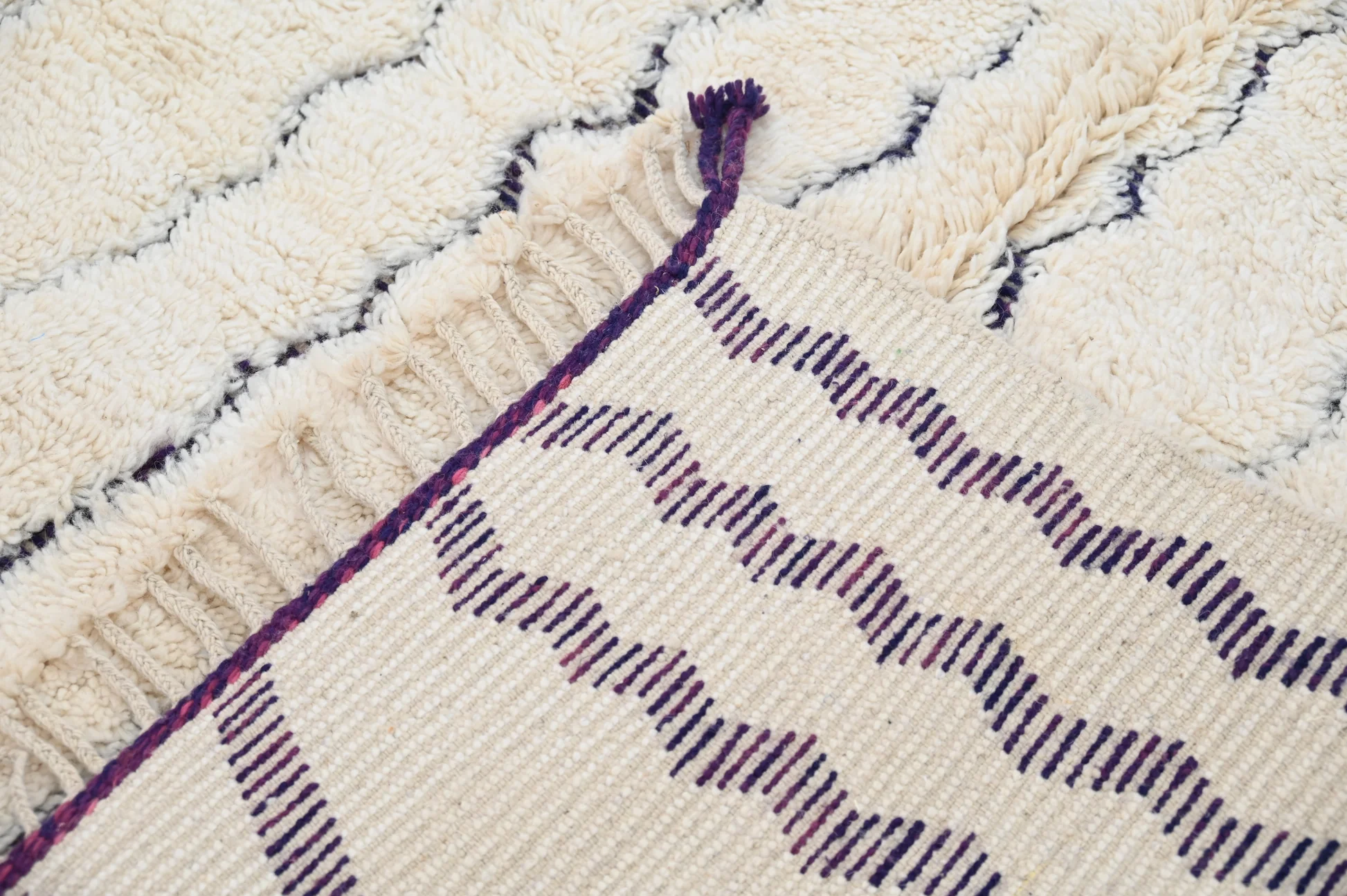 Tapis traditionnel Beni Ouarain 300 X 204 Cm - Image 5