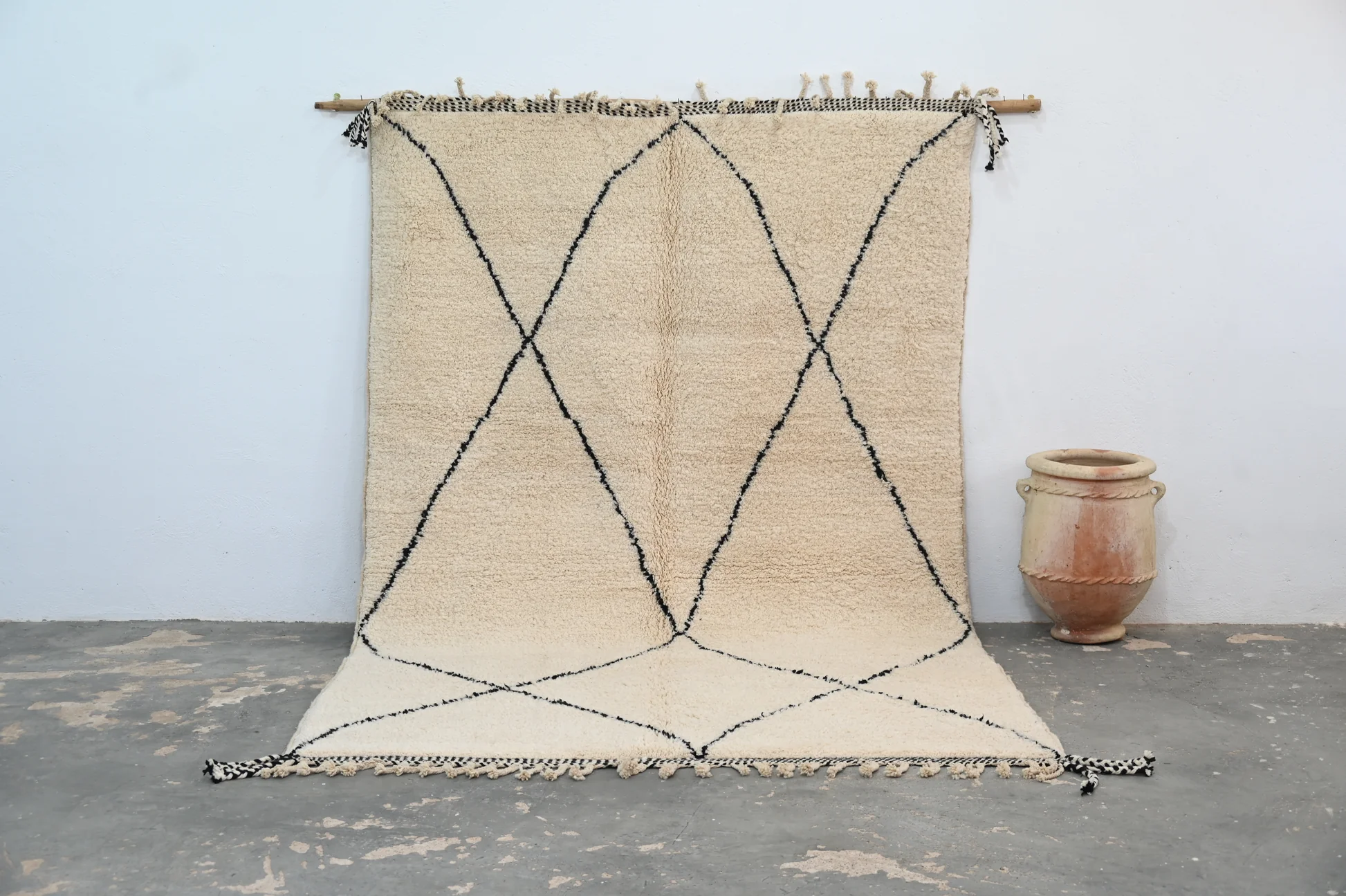 Tapis traditionnel Beni Ouarain 312 X 204 Cm