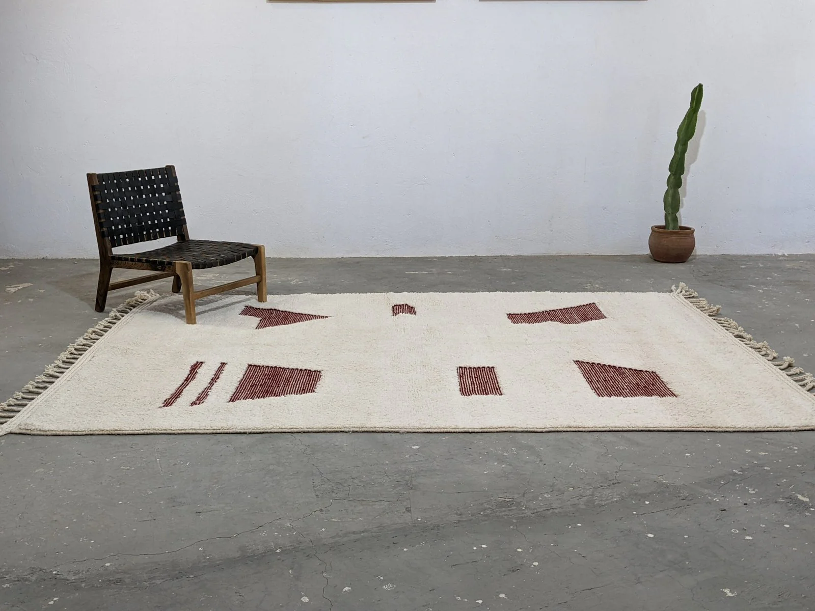 Tapis traditionnel Beni Ouarain 303 X 214 Cm - Image 6