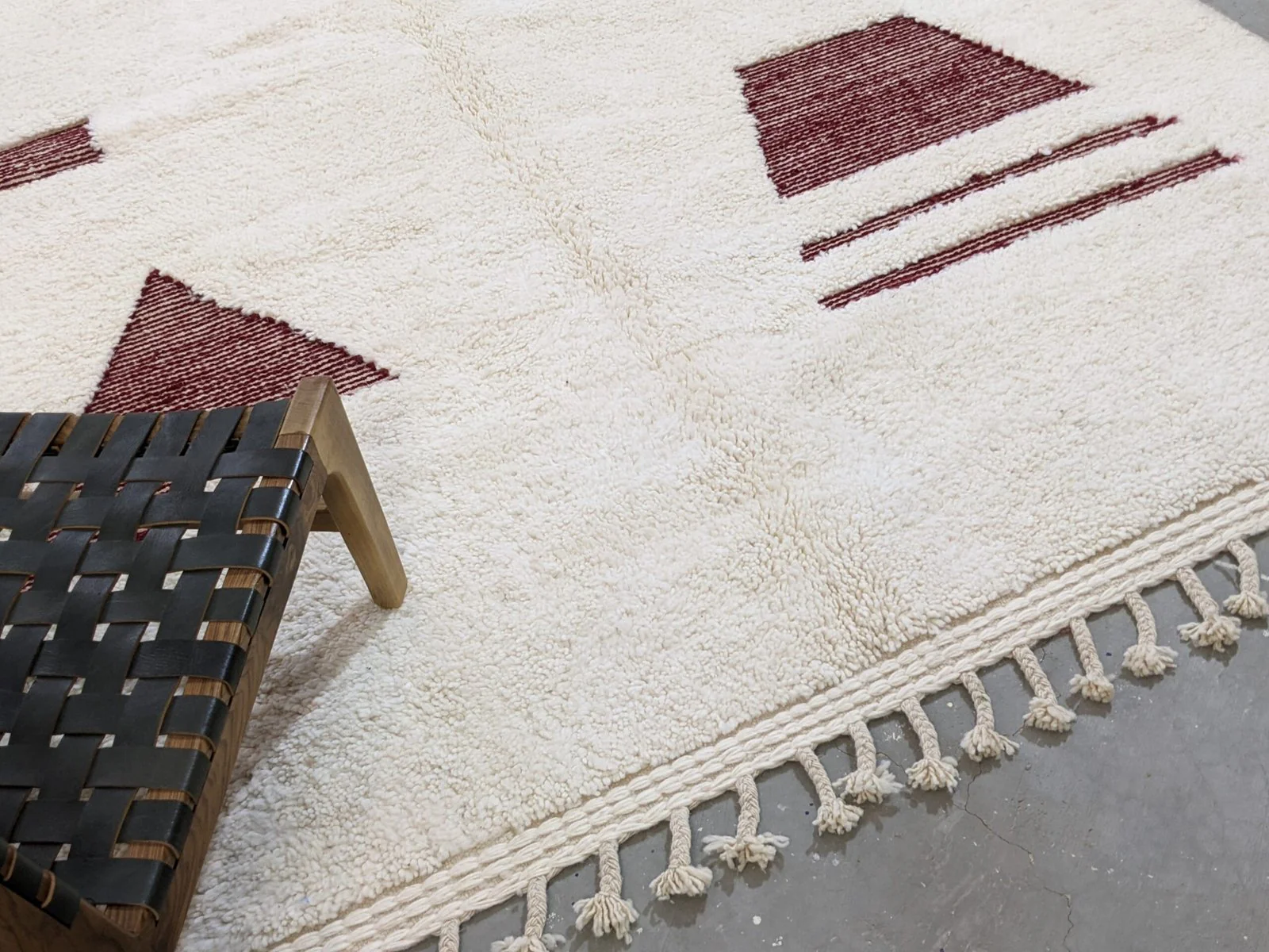 Tapis traditionnel Beni Ouarain 303 X 214 Cm - Image 3